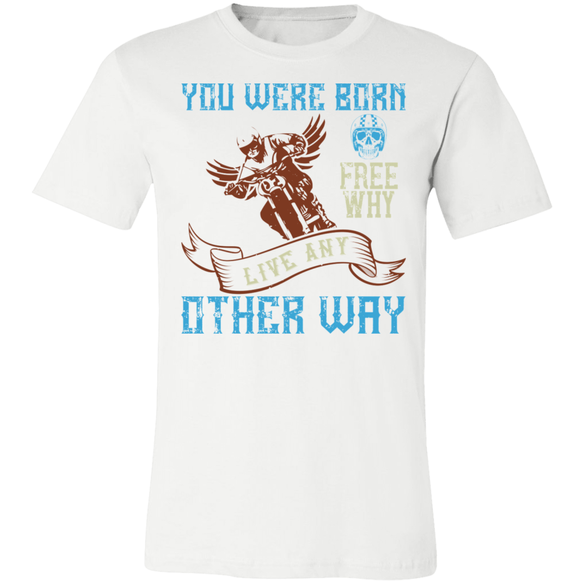 Motorcycle Designs Premium Unisex Jersey Short-Sleeve T-Shirt