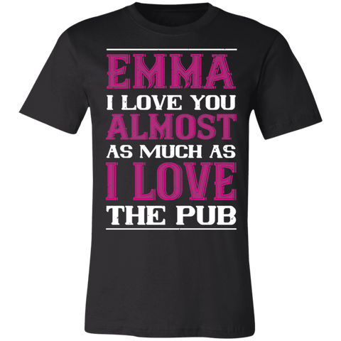 Image of Valentine Design Unisex Jersey Short-Sleeve T-Shirt