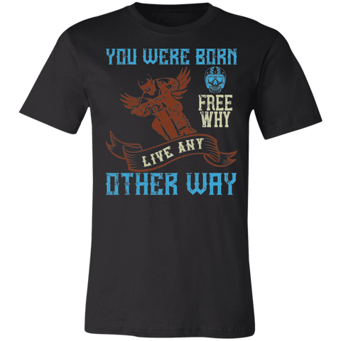 Image of Motorcycle Designs Premium Unisex Jersey Short-Sleeve T-Shirt