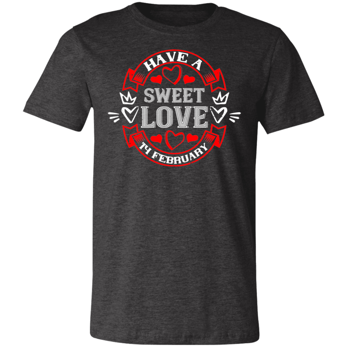 Valentine Design Unisex Jersey Short-Sleeve T-Shirt