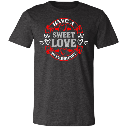 Image of Valentine Design Unisex Jersey Short-Sleeve T-Shirt