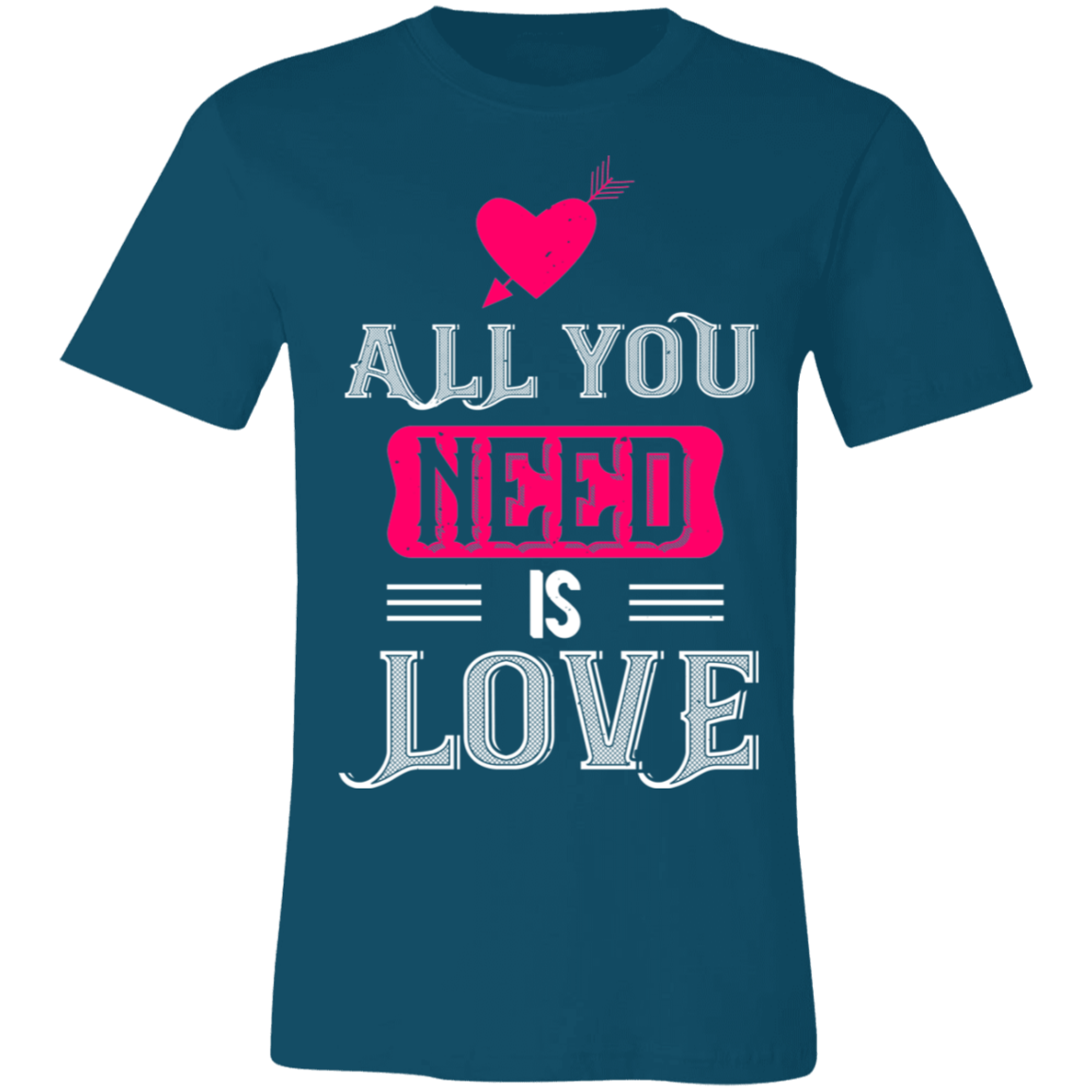 Valentine Design Unisex Jersey Short-Sleeve T-Shirt