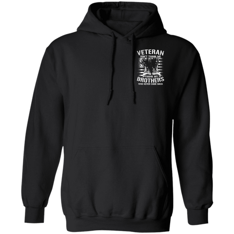 Image of Veteran Design Double Side Printed Pullover Hoodie
