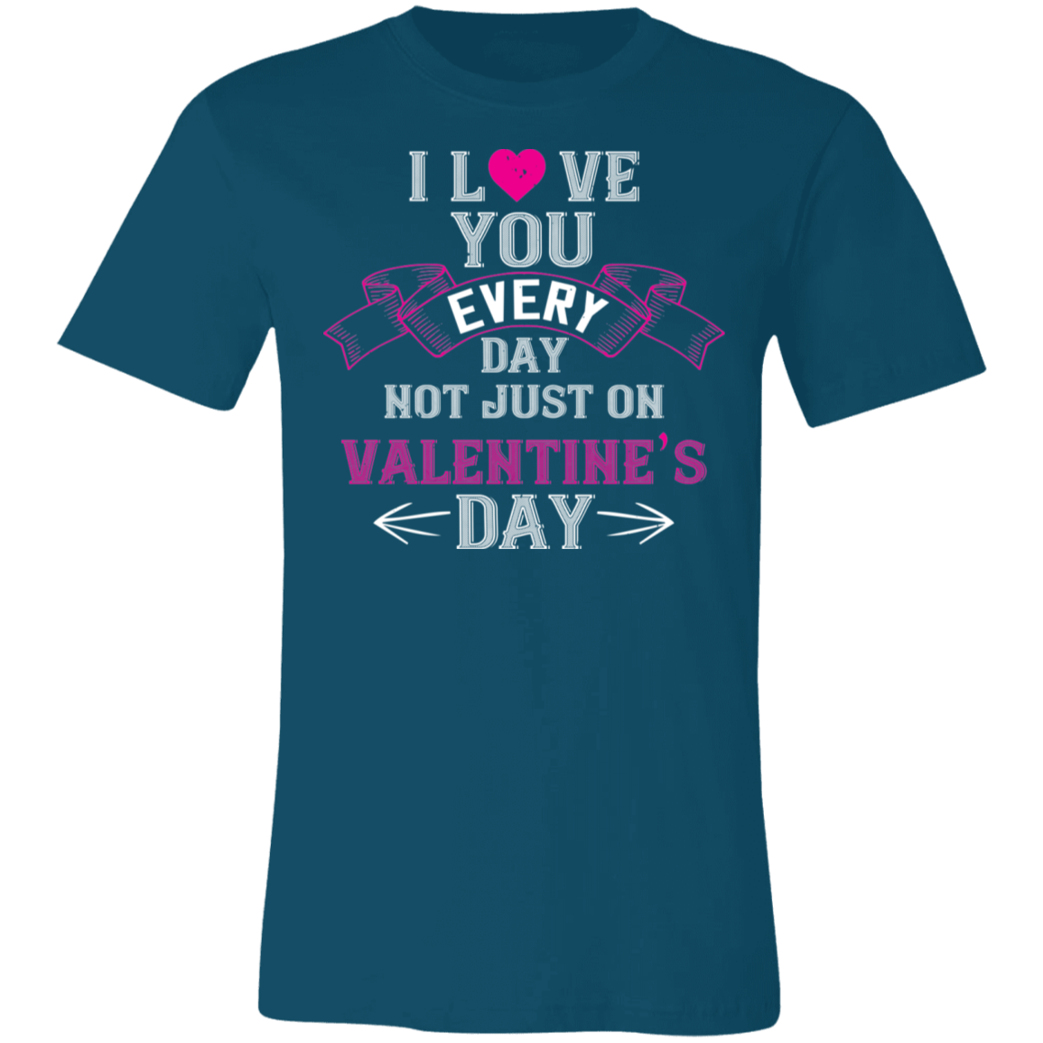 Valentine Design Unisex Jersey Short-Sleeve T-Shirt