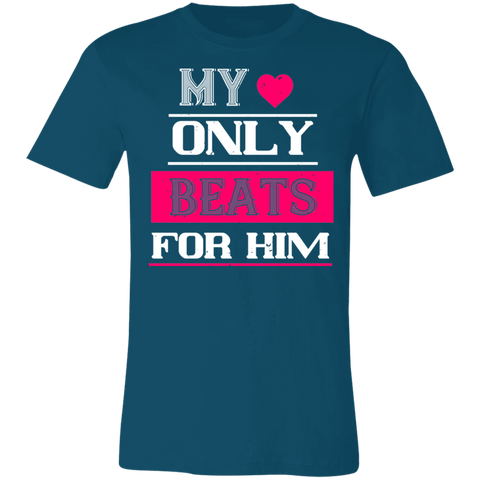 Image of Valentine Design Unisex Jersey Short-Sleeve T-Shirt