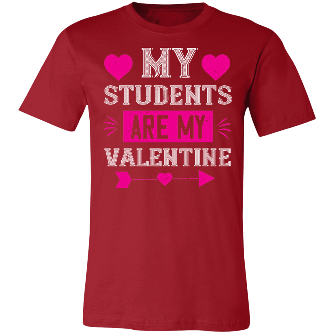 Valentine Design Unisex Jersey Short-Sleeve T-Shirt