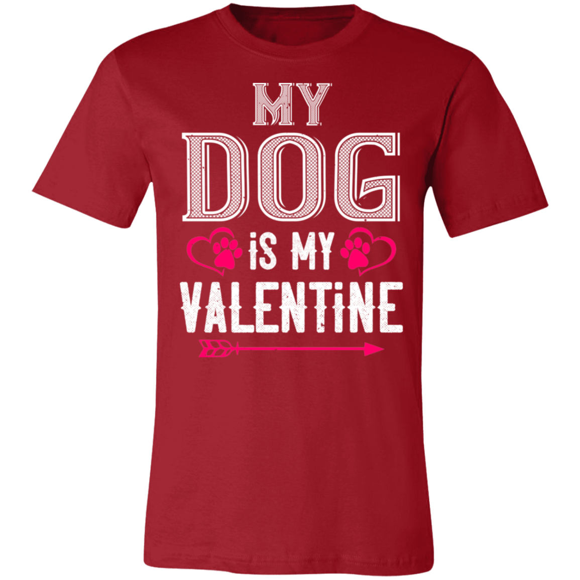 Valentine Design Unisex Jersey Short-Sleeve T-Shirt