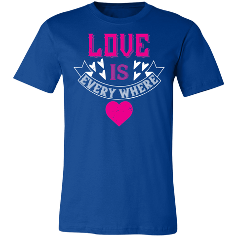 Image of Valentine Design Unisex Jersey Short-Sleeve T-Shirt