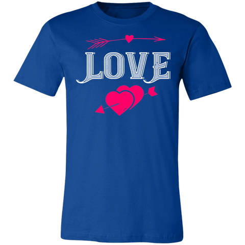 Image of Valentine Design Unisex Jersey Short-Sleeve T-Shirt