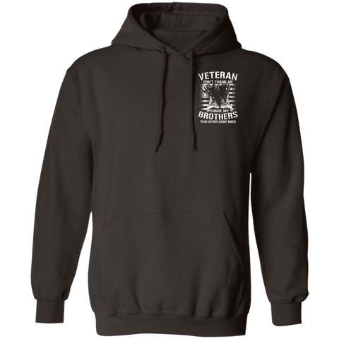 Image of Veteran Design Double Side Printed Pullover Hoodie