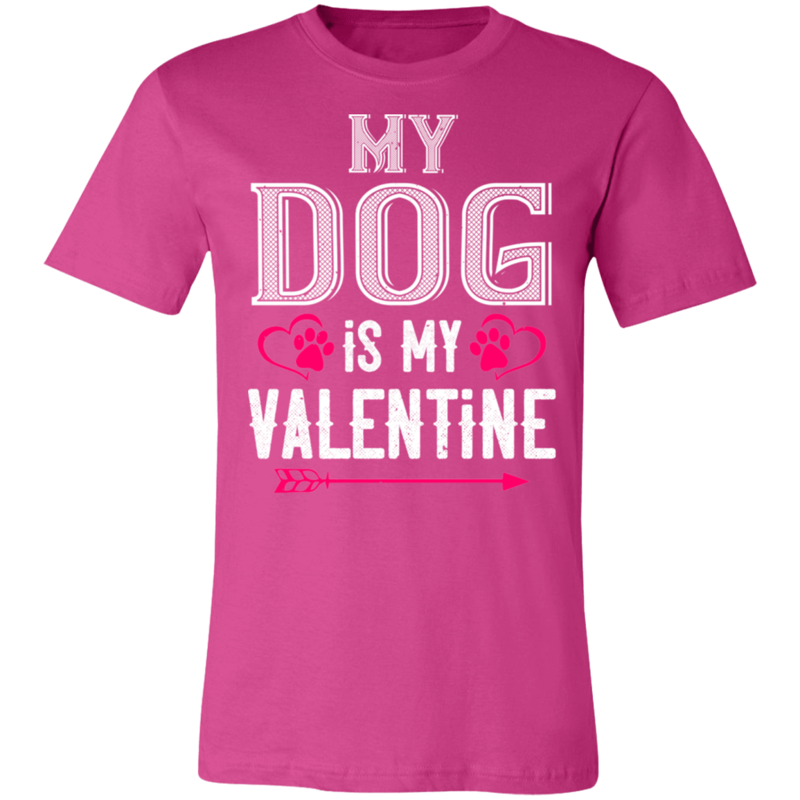 Valentine Design Unisex Jersey Short-Sleeve T-Shirt