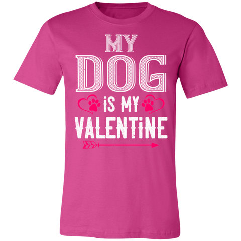 Image of Valentine Design Unisex Jersey Short-Sleeve T-Shirt