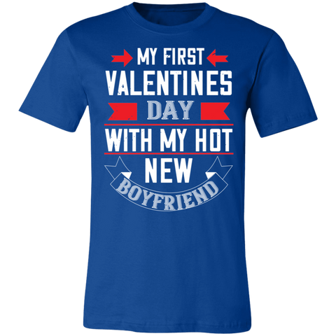 Image of Valentine Design Unisex Jersey Short-Sleeve T-Shirt