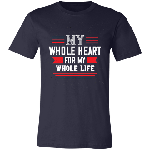 Image of Valentine Design Unisex Jersey Short-Sleeve T-Shirt