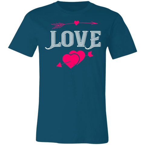 Image of Valentine Design Unisex Jersey Short-Sleeve T-Shirt