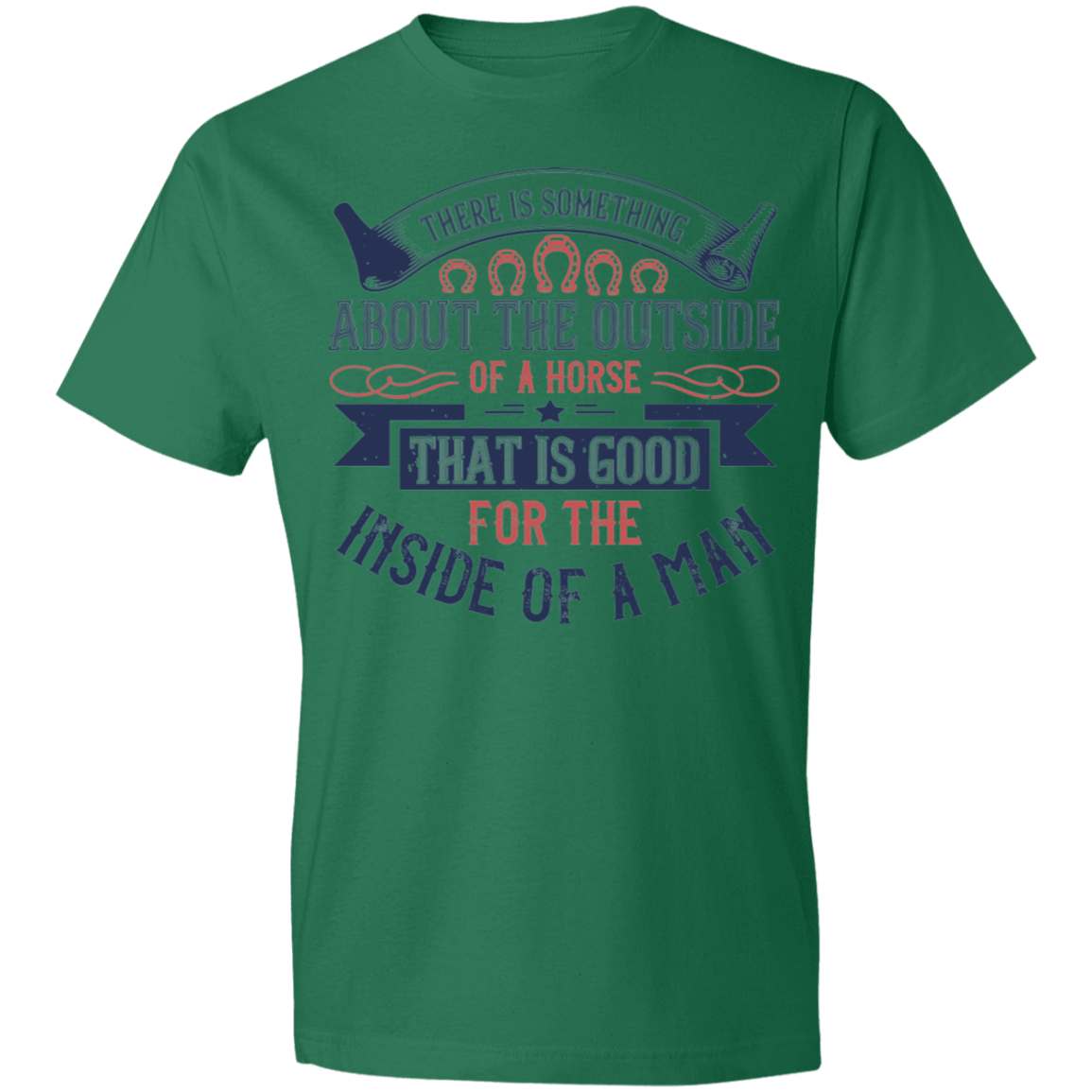 Horse Design Lightweight T-Shirt 4.5 oz