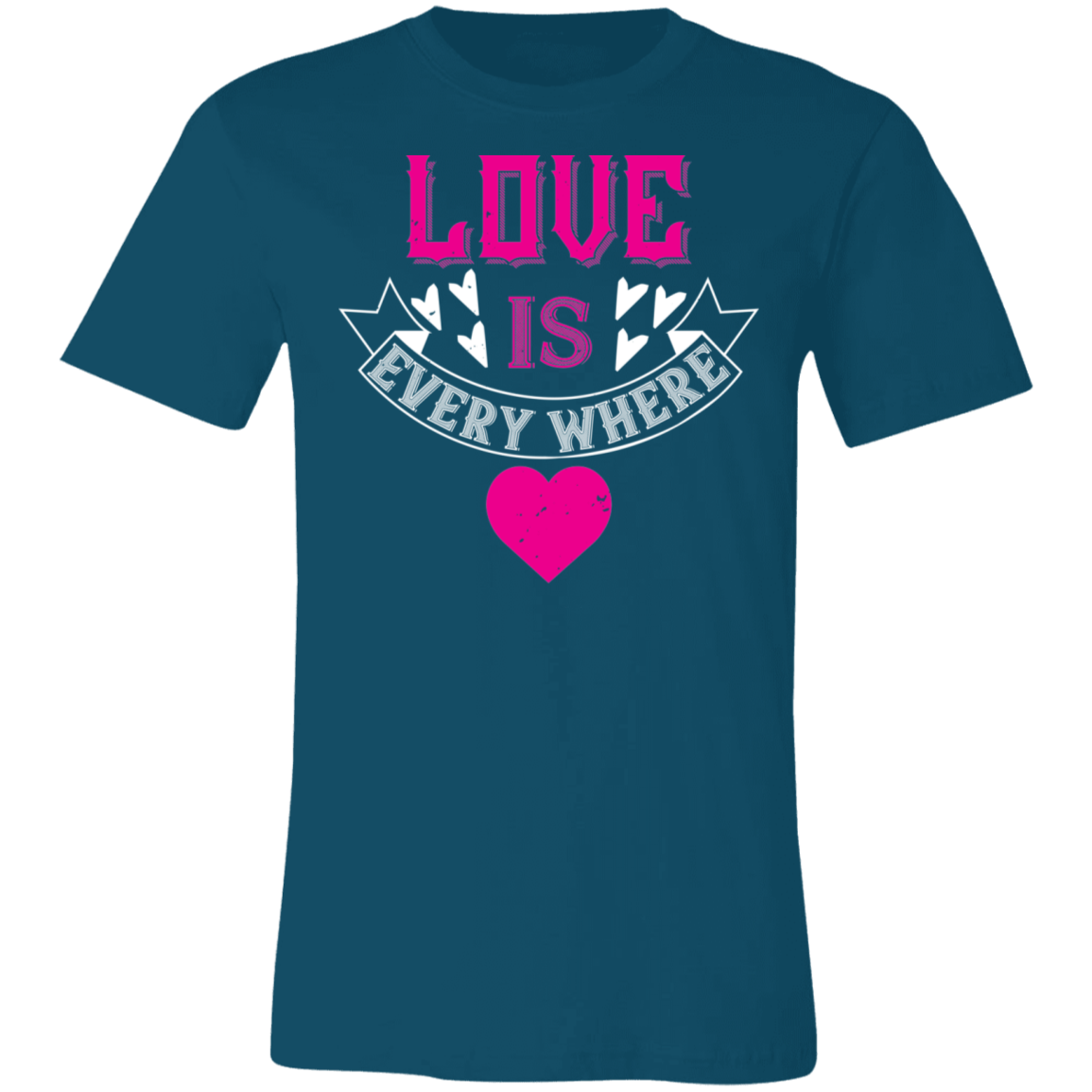 Valentine Design Unisex Jersey Short-Sleeve T-Shirt