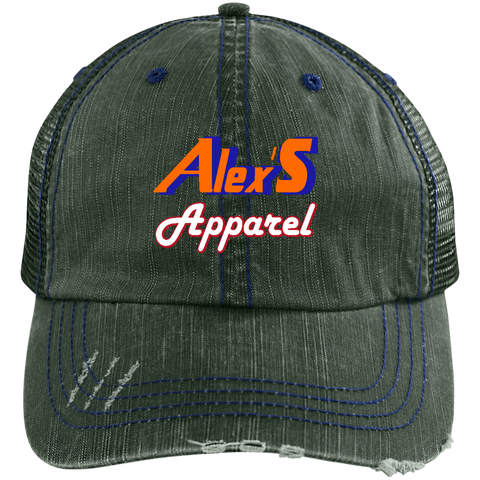 Image of Alex's Apparel Distressed Unstructured Trucker Cap