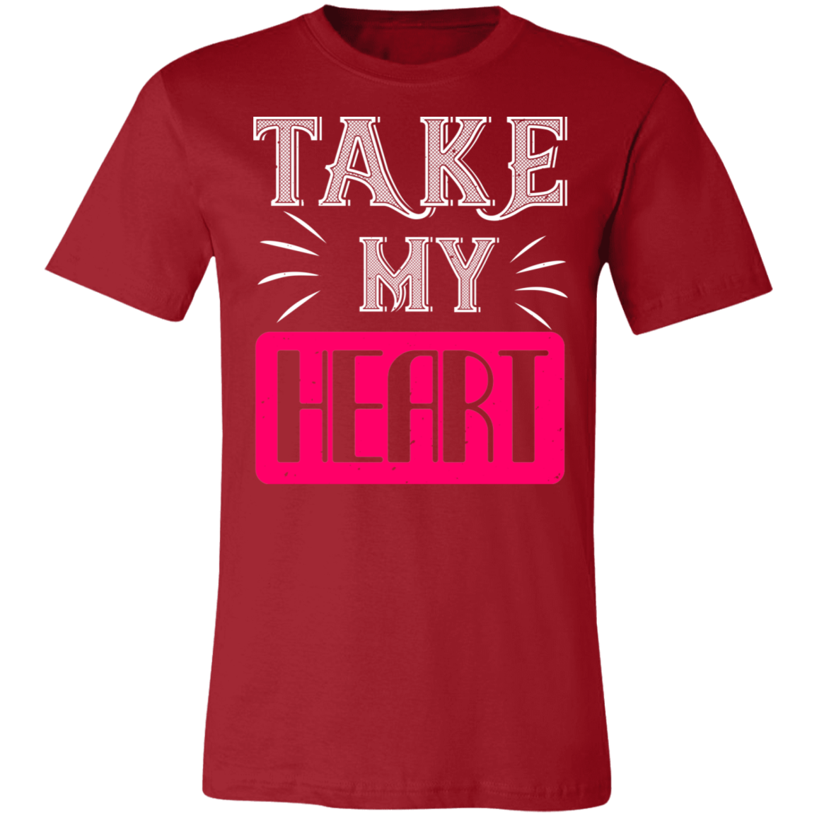 Valentine Design Unisex Jersey Short-Sleeve T-Shirt