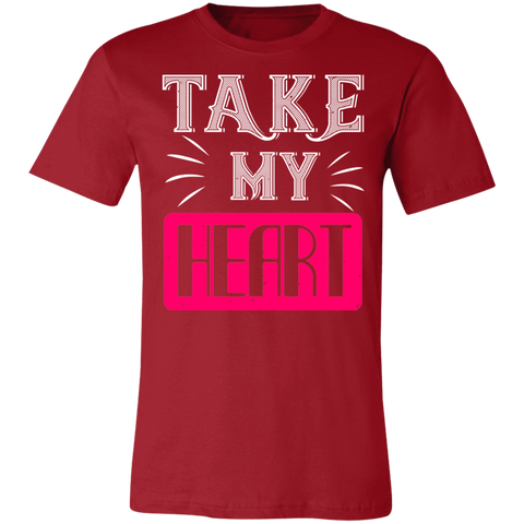 Image of Valentine Design Unisex Jersey Short-Sleeve T-Shirt
