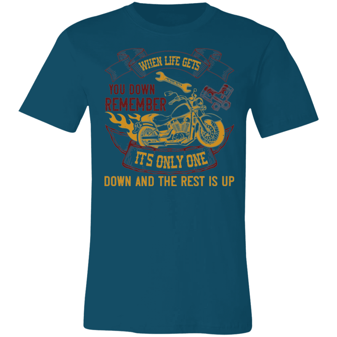 Motorcycle Designs Premium Unisex Jersey Short-Sleeve T-Shirt
