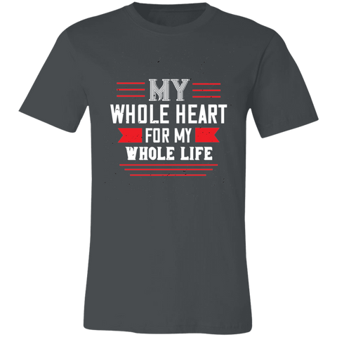 Image of Valentine Design Unisex Jersey Short-Sleeve T-Shirt