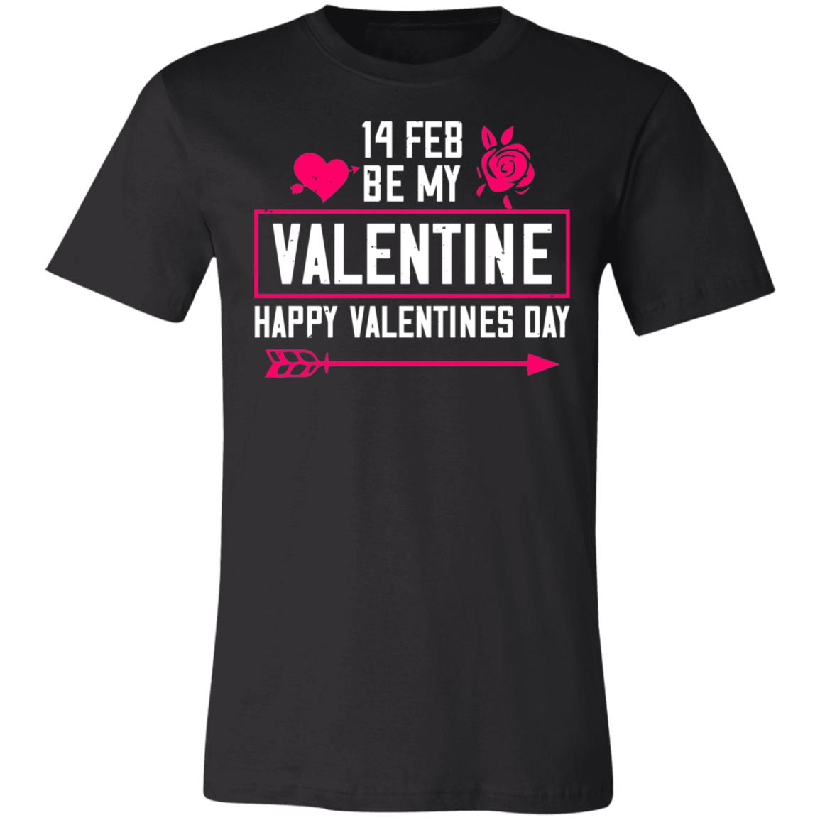 Valentine Design Unisex Jersey Short-Sleeve T-Shirt
