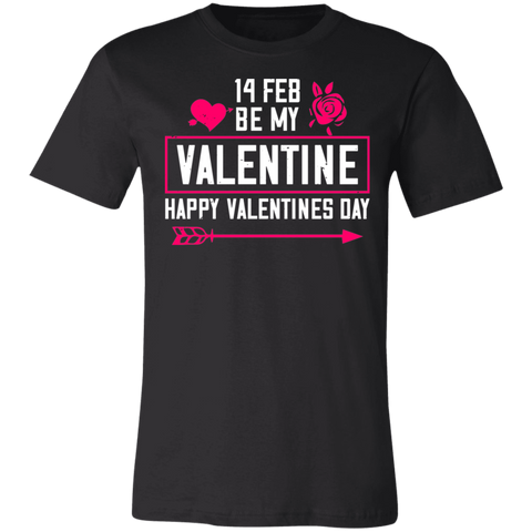 Image of Valentine Design Unisex Jersey Short-Sleeve T-Shirt