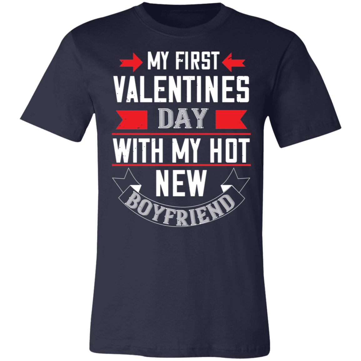 Valentine Design Unisex Jersey Short-Sleeve T-Shirt