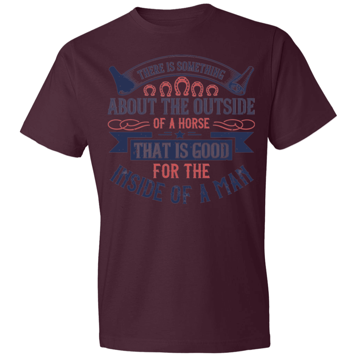 Horse Design Lightweight T-Shirt 4.5 oz
