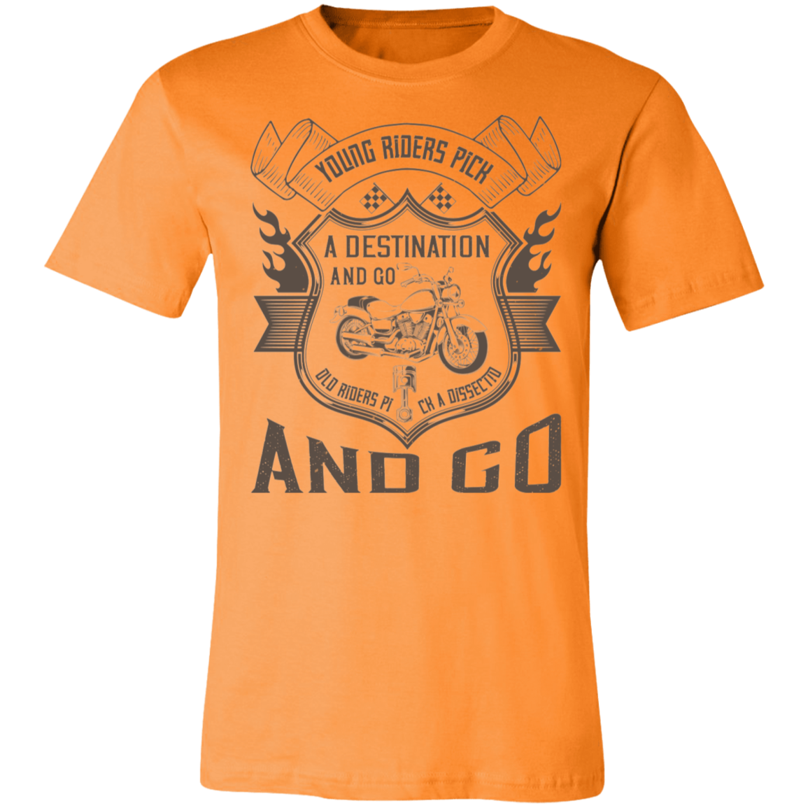 Motorcycle Designs Premium Unisex Jersey Short-Sleeve T-Shirt