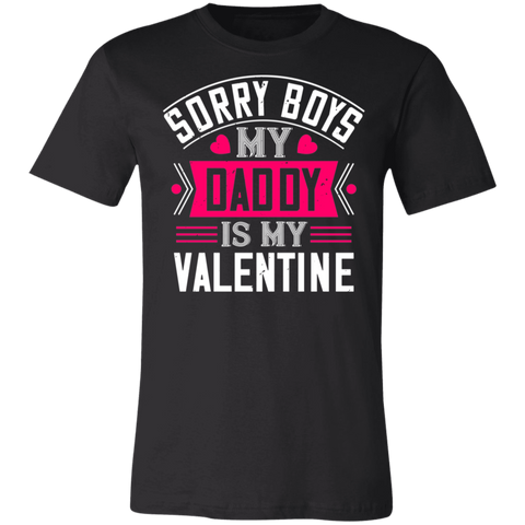 Image of Valentine Design Unisex Jersey Short-Sleeve T-Shirt