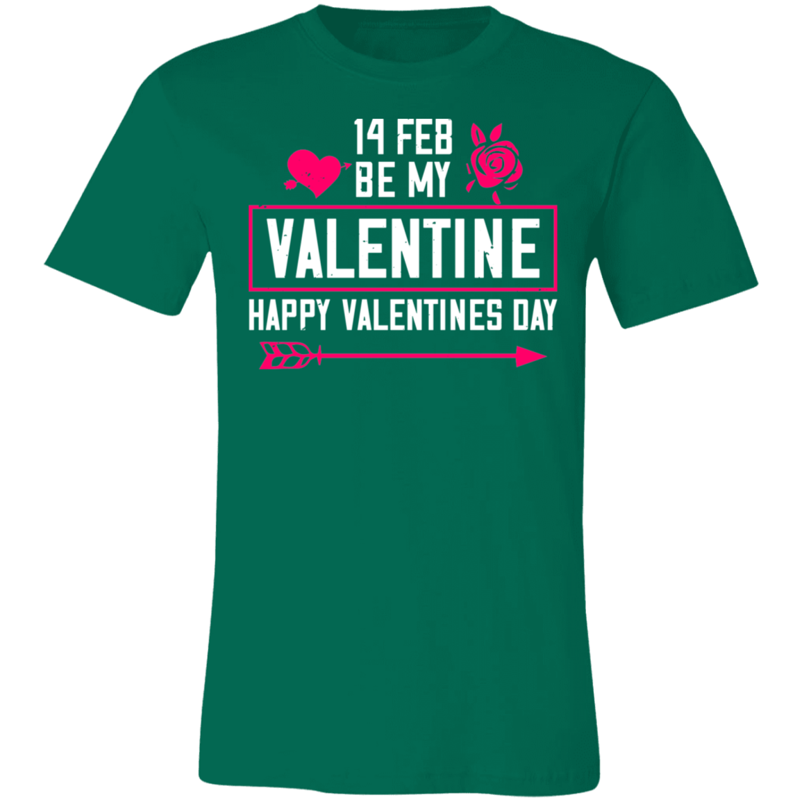 Valentine Design Unisex Jersey Short-Sleeve T-Shirt