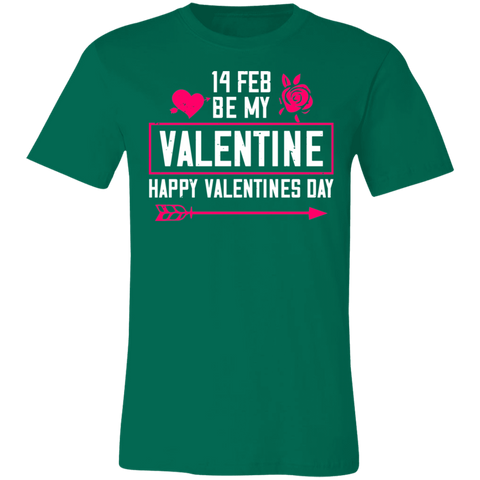 Image of Valentine Design Unisex Jersey Short-Sleeve T-Shirt