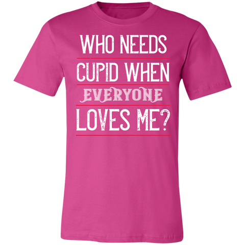 Image of Valentine Design Unisex Jersey Short-Sleeve T-Shirt