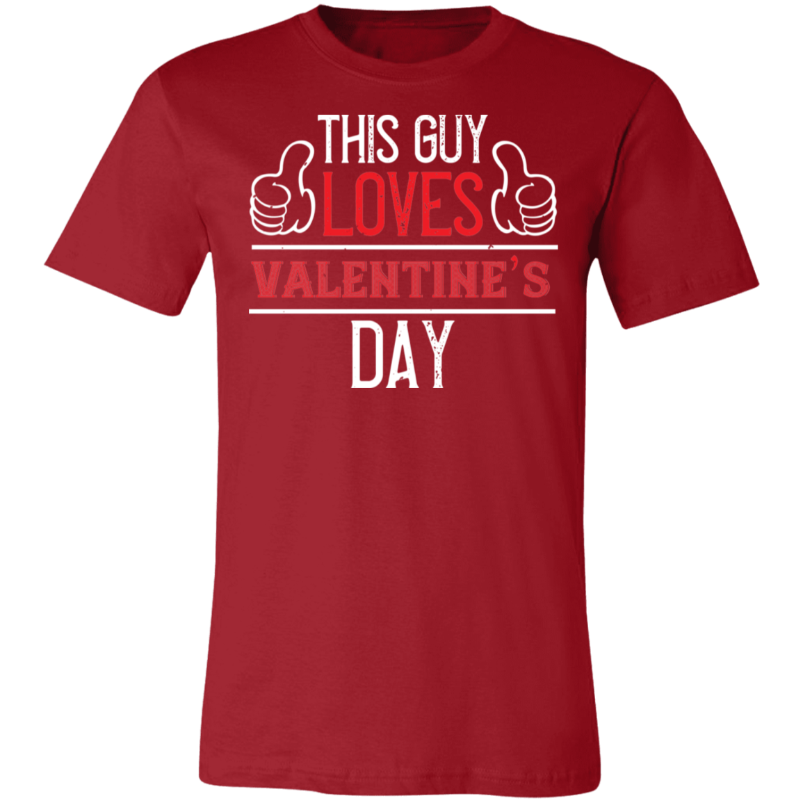 Valentine Design Unisex Jersey Short-Sleeve T-Shirt