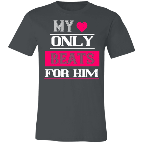 Image of Valentine Design Unisex Jersey Short-Sleeve T-Shirt