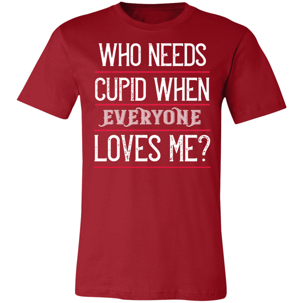 Valentine Design Unisex Jersey Short-Sleeve T-Shirt