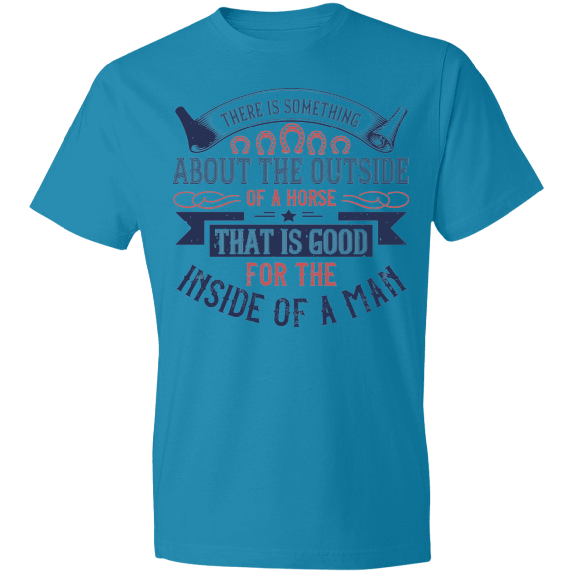 Horse Design Lightweight T-Shirt 4.5 oz