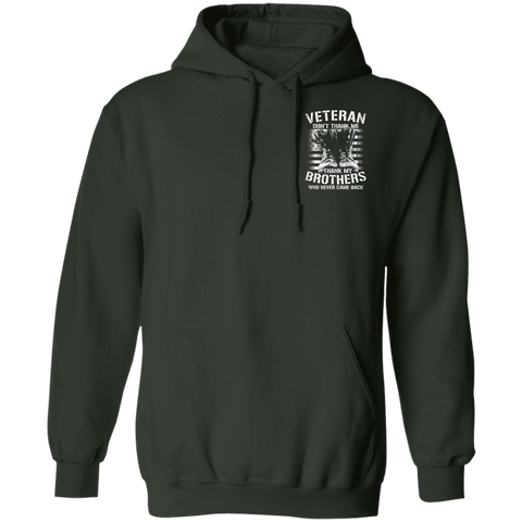 Image of Veteran Design Double Side Printed Pullover Hoodie