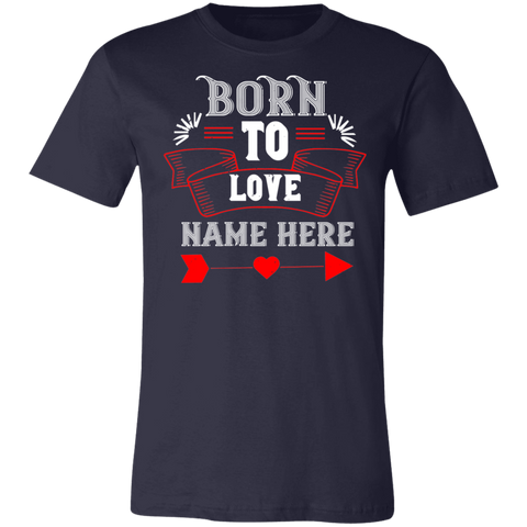 Image of Valentine Design Unisex Jersey Short-Sleeve T-Shirt