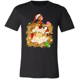 Merry And Bright  Unisex Jersey Short-Sleeve T-Shirt