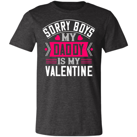 Image of Valentine Design Unisex Jersey Short-Sleeve T-Shirt