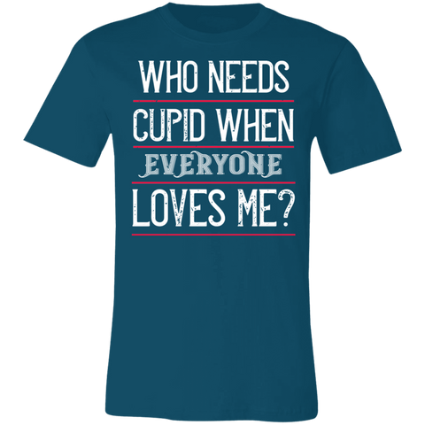 Image of Valentine Design Unisex Jersey Short-Sleeve T-Shirt