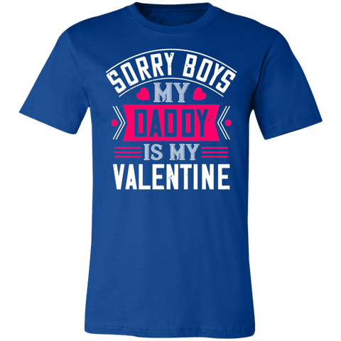 Image of Valentine Design Unisex Jersey Short-Sleeve T-Shirt