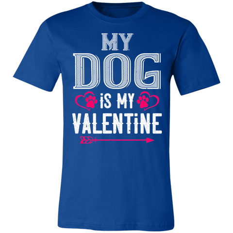 Image of Valentine Design Unisex Jersey Short-Sleeve T-Shirt