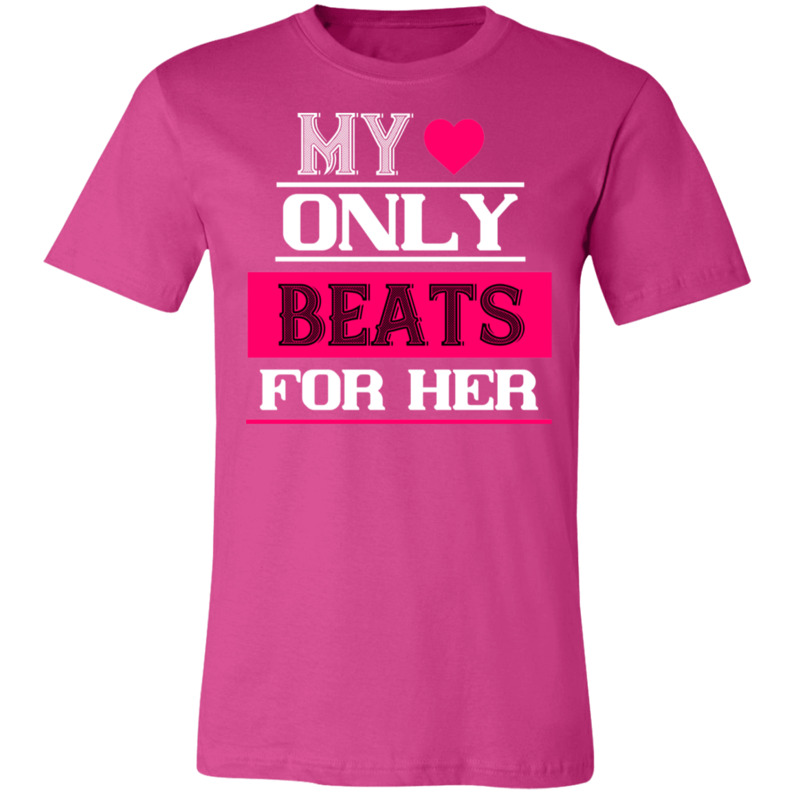 Valentine Design Unisex Jersey Short-Sleeve T-Shirt