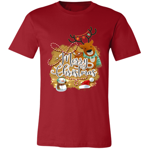 Image of Merry Christmas  Unisex Jersey Short-Sleeve T-Shirt