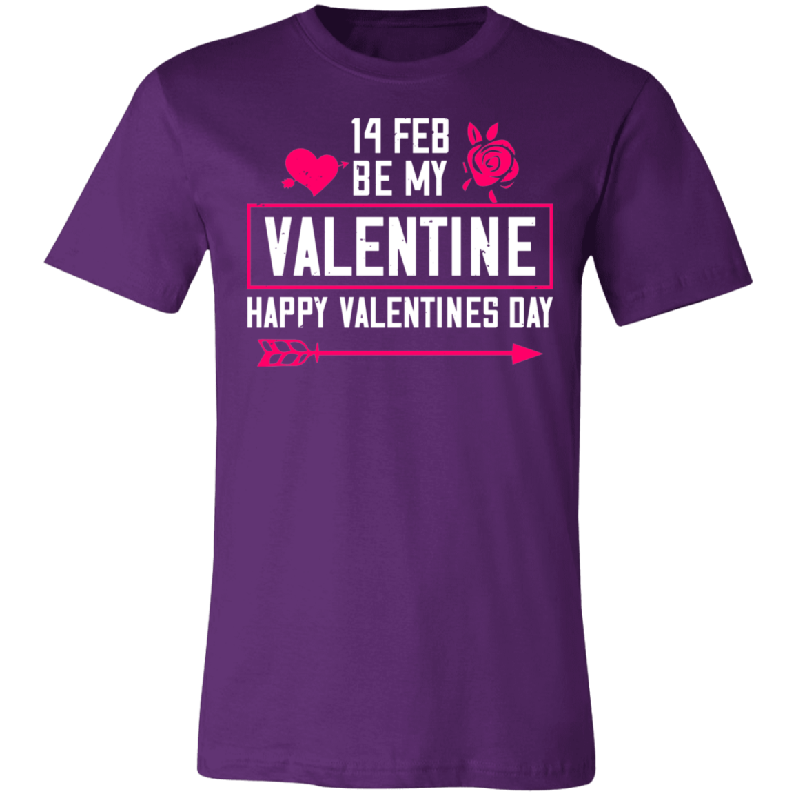 Valentine Design Unisex Jersey Short-Sleeve T-Shirt