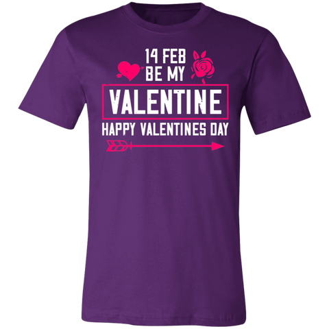 Image of Valentine Design Unisex Jersey Short-Sleeve T-Shirt